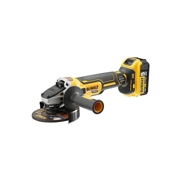 Meuleuse 125mm Dewalt XR Brushless18V 5Ah 2 Batteries, DCG405P2