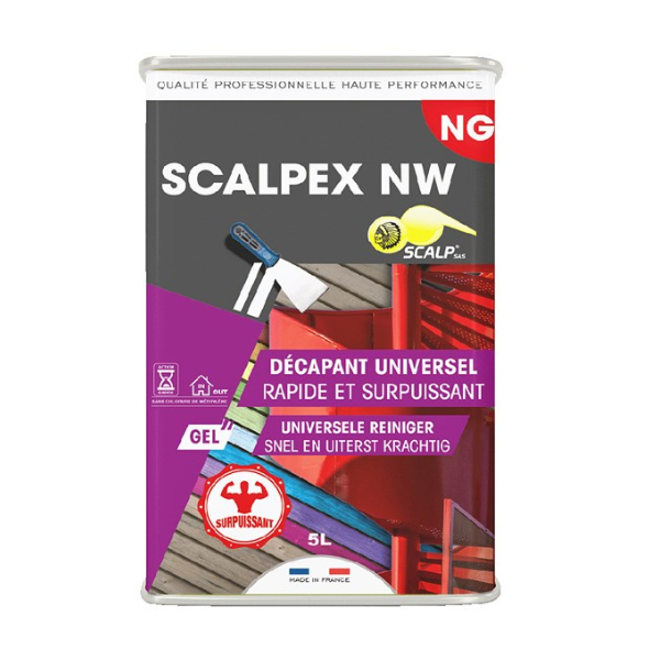 Décapant Gel Tous Supports Scalpex® NW NG, Pot de 5L
