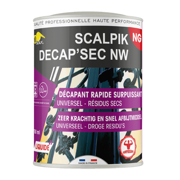 Décapant Liquide Tous Supports Scalpik® Decap'sec NW, Pot de 750 ml