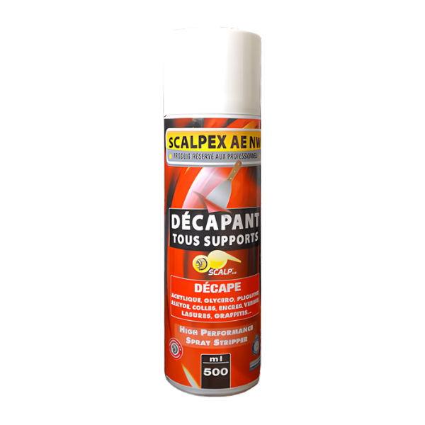 Décapant Peinture Tous Supports Scalpex® AE NW NG, Aérosol de 500 ml