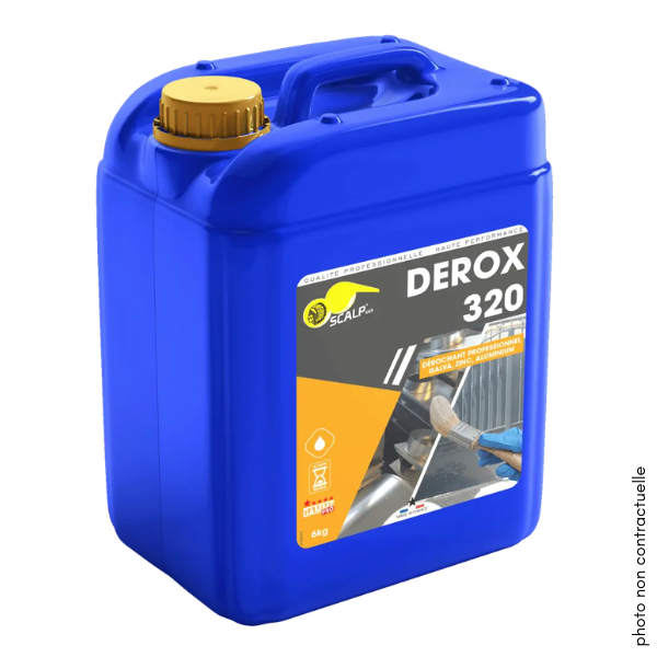 Dérochant Galva, Zinc, Alu Scalp Derox 320, Bidon de 25L