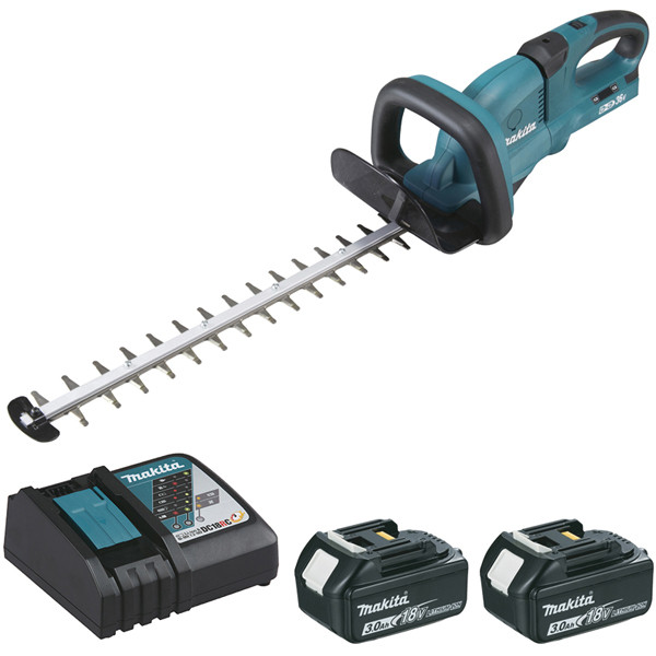 Taille-haie Makita 36 V deux batteries (2 x 18V Li-Ion) 3 Ah DUH651RF2 