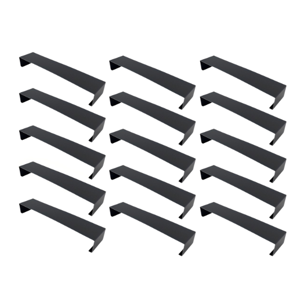 Eclisse de Couvertine Aluclos L 280 mm x l 50 mm Gris 7016, Lot de 15