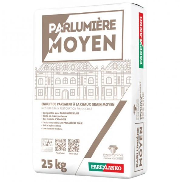 Enduit de Finition Parlumière Moyen Bis T40 ParexLanko PAMO25T40 25 kg