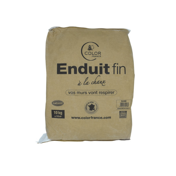 Enduit fin à la Chaux pré-teinté Defi, Sac de 10kg