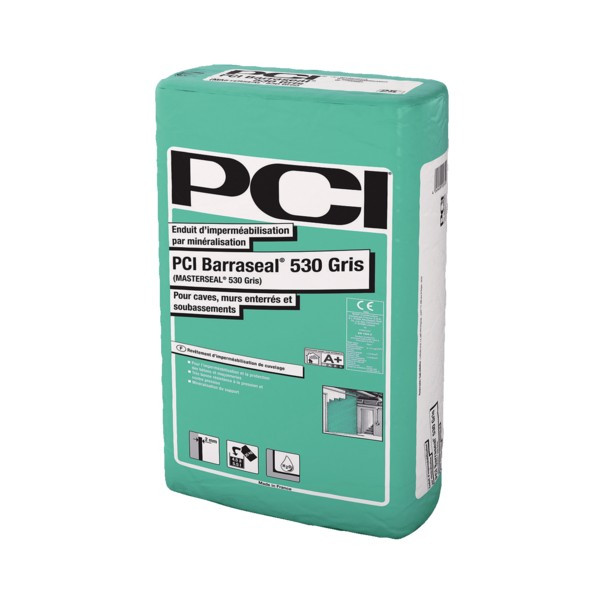 Enduit Imperméabilisation Caves Murs PCI Barraseal 530 Blanc Sac 25kg