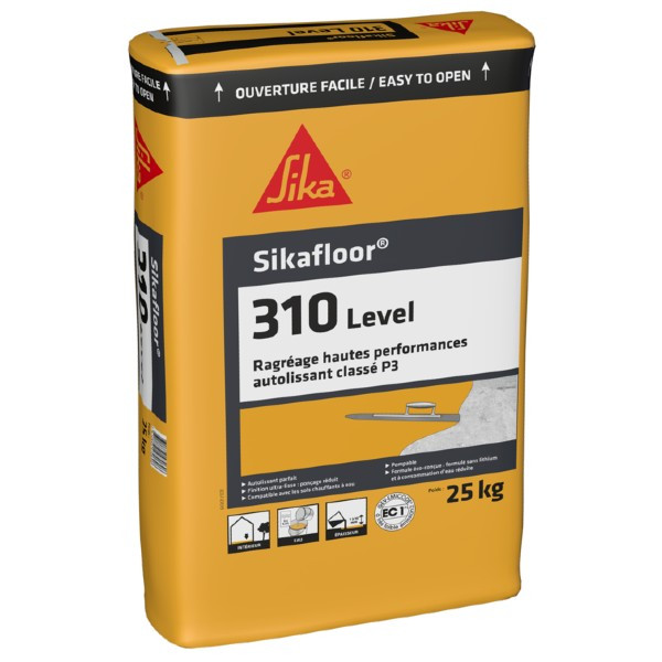 Enduit Ragr age Int. 1 10 mm Sikafloor 310 Level 25kg