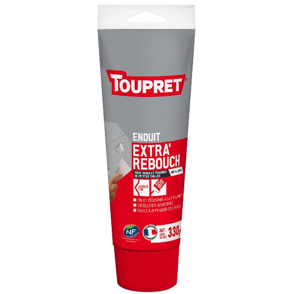 Enduit Rebouchage Pâte Toupret Extra' Rebouch Tout Support Tube 0,33kg