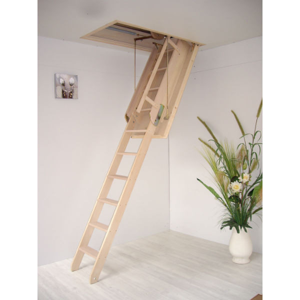 Escalier Escamotable Bois Fritz EB-Energy 2,8 m Trémie 120 x 60 cm 