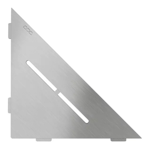 Etagère d'Angle de Douche Schlüter-Shelf-E-S1 Pure 210x210 Inox brossé