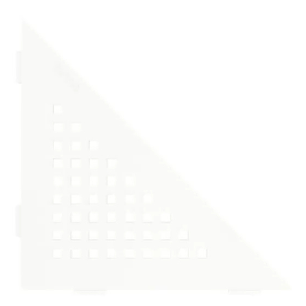 Etagère d'Angle de Douche Schlüter-Shelf-E-S1 Square 210x210 Blanc mat