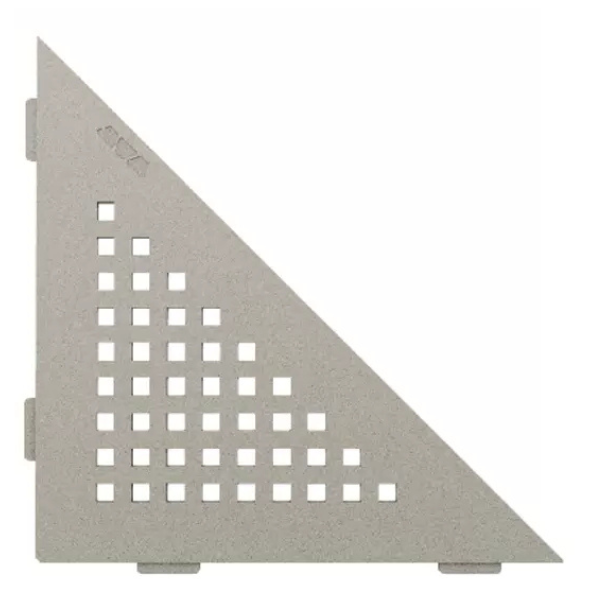 Etagère d'Angle de Douche Schlüter-Shelf-E-S1 Square 210x210mm Pierre
