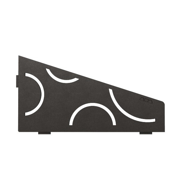 Etagère d'Angle de Douche Schlüter Shelf E S3 154x295mm Gris Curve