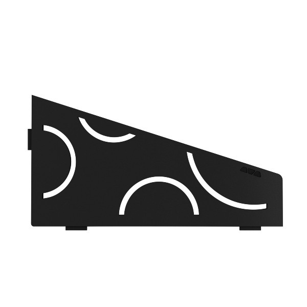 Etagère d'Angle de Douche Schlüter Shelf E S3 154x295mm Noir Mat Curve