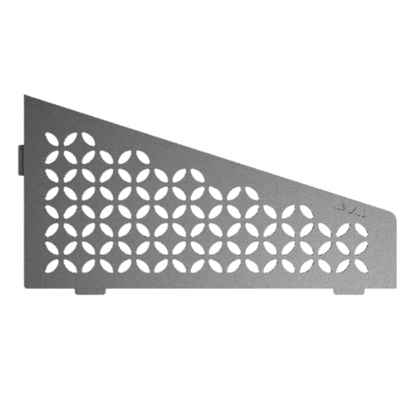 Etagère d'Angle de Douche Schlüter-Shelf-E-S3 Floral 154x295mm Etain
