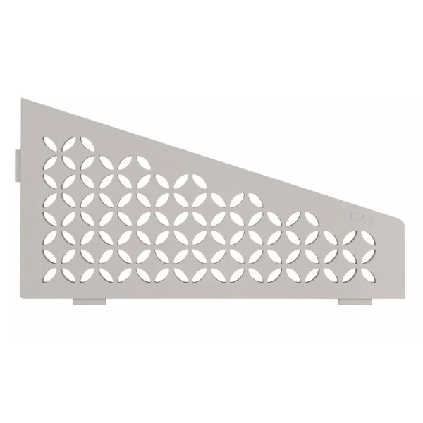 Etagère d'Angle de Douche Schlüter-Shelf-E-S3 Floral 154x295mm Grège