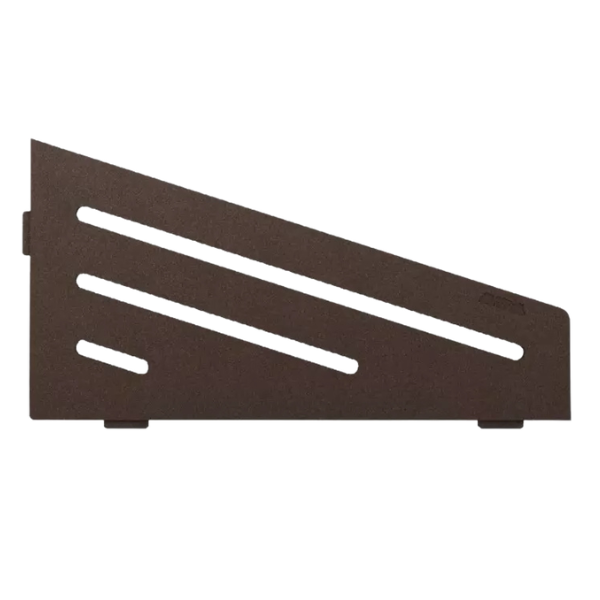 Etagère d'Angle de Douche Schlüter-Shelf-E-S3 Wave 154x295mm Bronze
