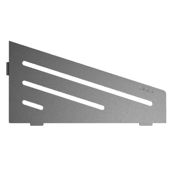 Etagère d'Angle de Douche Schlüter-Shelf-E-S3 Wave 154x295mm Etain