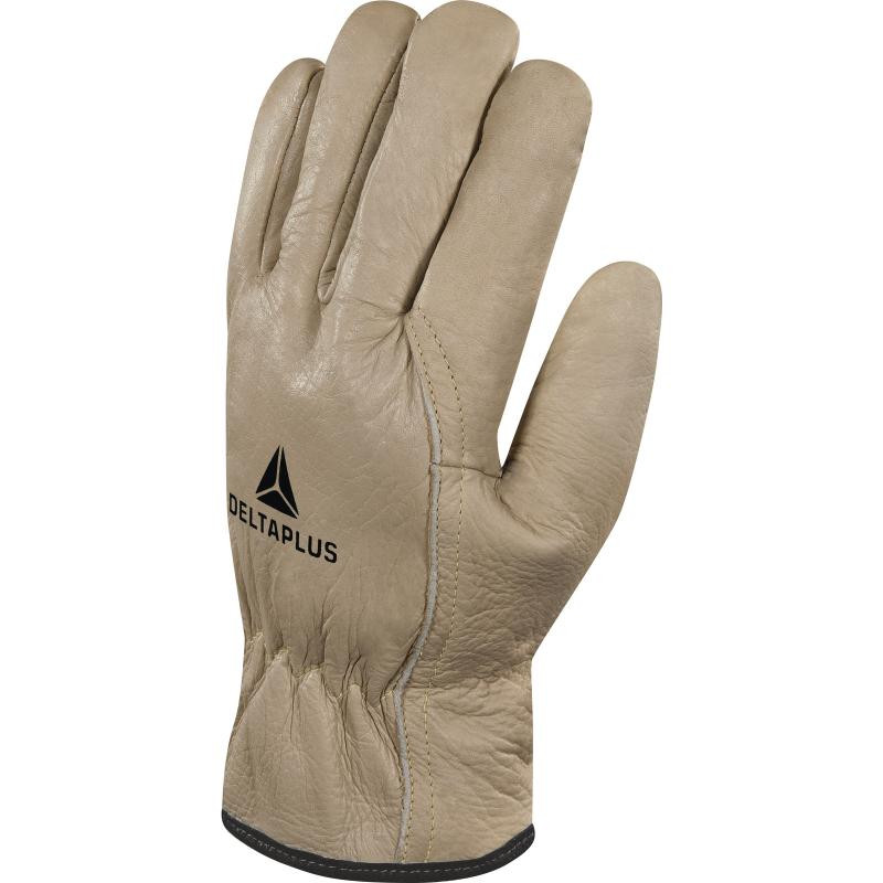 Gants Manutention Milieu Froid en Cuir DELTAPLUS FBF50 Beige