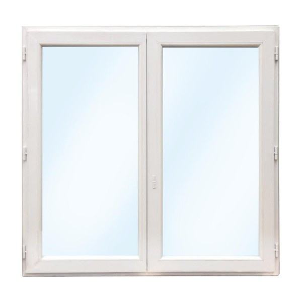 Fenêtre PVC Oscillo-Battant 2 Vantaux 135 x 90 cm Blanc