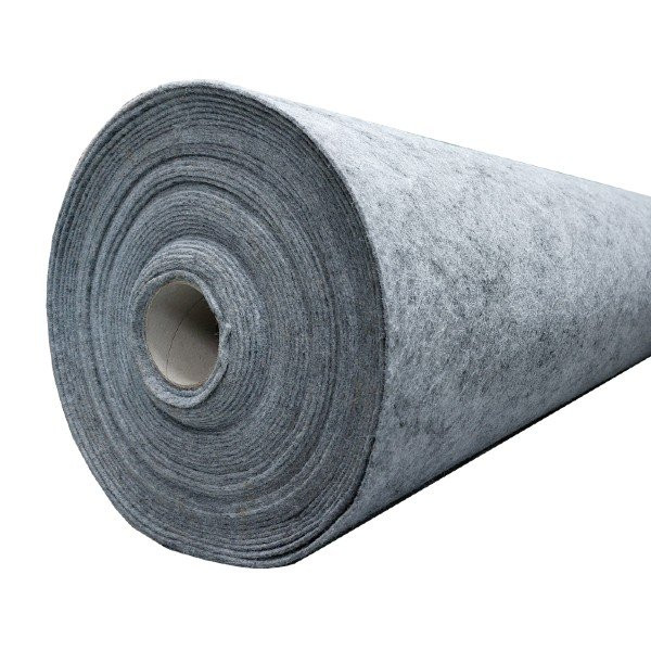 Géotextile anti-poinçonnant spécial bassin 300 g/m² gris, L 50 m