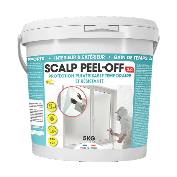 Film Protecteur pelable Scalp Peel-off, Seau de 5kg