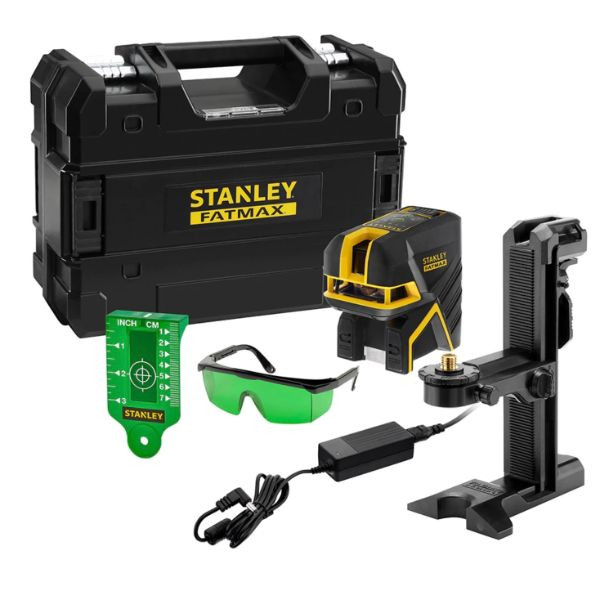 Niveau Laser Stanley Fatmax 2 points Croix + Batterie FMHT77597