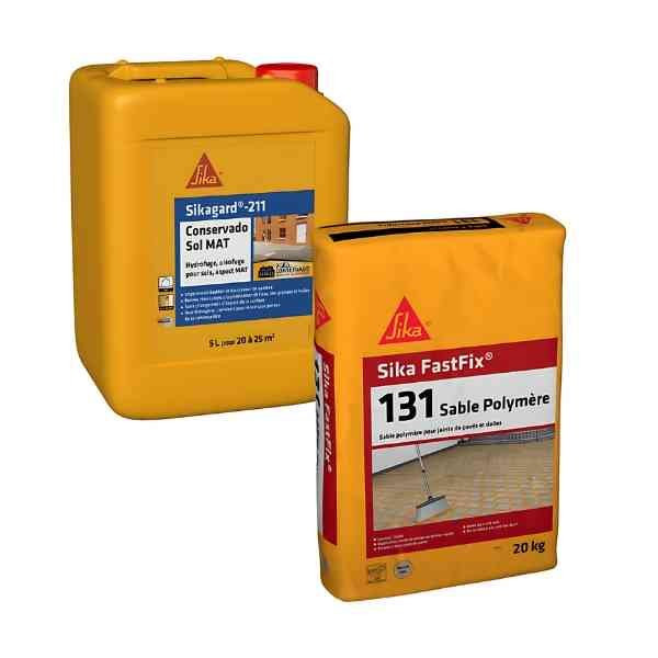 Lot Sika FastFix-131 20kg + Sikagard-211 Conservado Sol Mat 5L