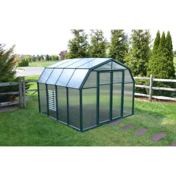 Serre de Jardin Polycarbonate PVC Canopia Hobby 6 m² Vert Grange