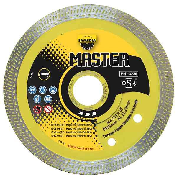 Disque Diamant Carrelage Master Uf Samedia ⌀ 115mm x 22,23mm 