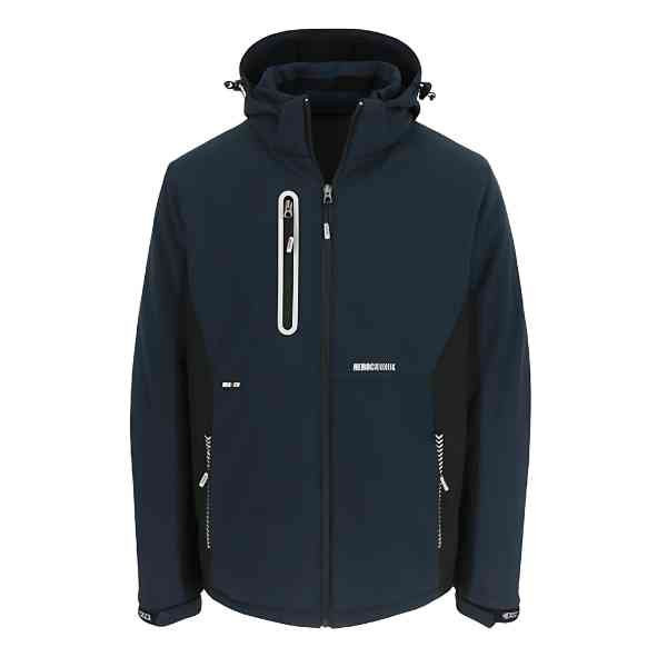 Veste Softshell Herock Taris Bleu Marine/Noir