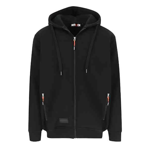 Sweat à Capuche Zippé Herock Otis Noir