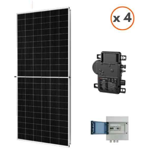 Kit Solaire 4 Panneaux Photovoltaïques avec Micro-Onduleur Enphase