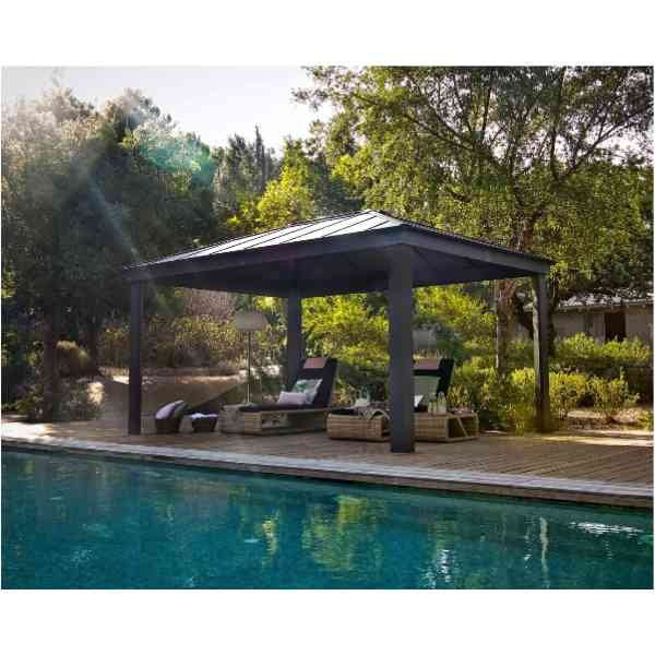 Tonnelle Aluminium Polycarbonate Canopia Dallas 4900 4,9 x 3,6 m