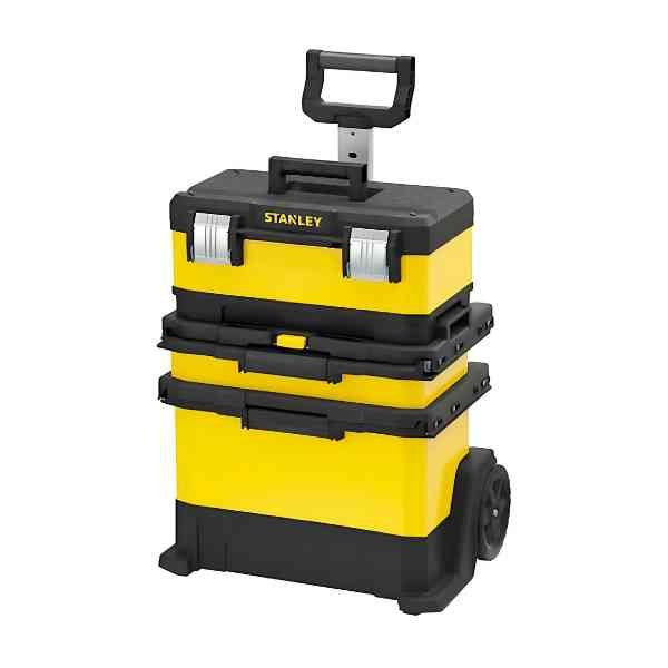Servante d'atelier Stanley à Cadenas Amovible Galva 53 litres 1-95-621
