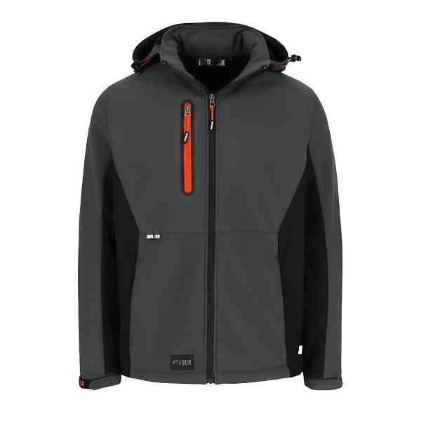 Veste Softshell Herock Trystan Charbon/Noir