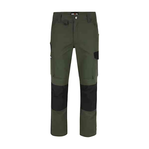 Pantalon de Travail Herock Dero Kaki Foncé/Noir