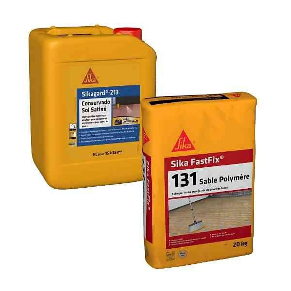 Lot Sika FastFix-131 20kg + Sikagard-213 Conservado Sol Satiné 5L