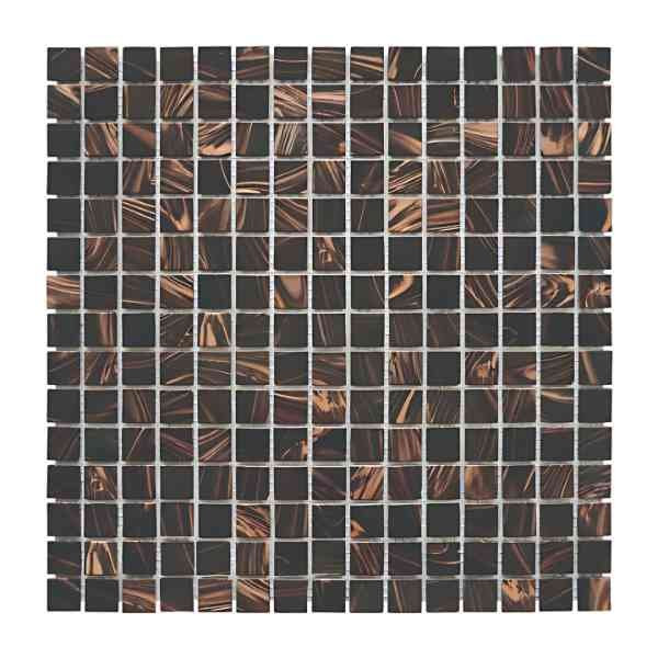 Mosaïque Noire Nobilis Nylon PDV27, Plaque 32,7 x 32,7 x 0,38 cm