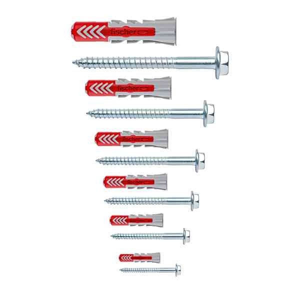 Lot de Chevilles Duopower avec vis Fischer