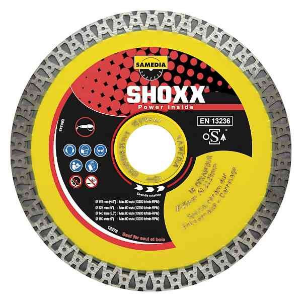 Disque Diamant Carrelage Shoxx Uf Cream Dur Samedia ⌀ 115mm x 22,23mm 