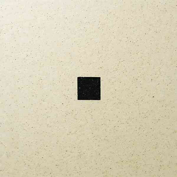 Dalle Marlux Fiorentina 40 x 40 x 3,6 cm couleur Beige uni avec 1 cabochon, le M2