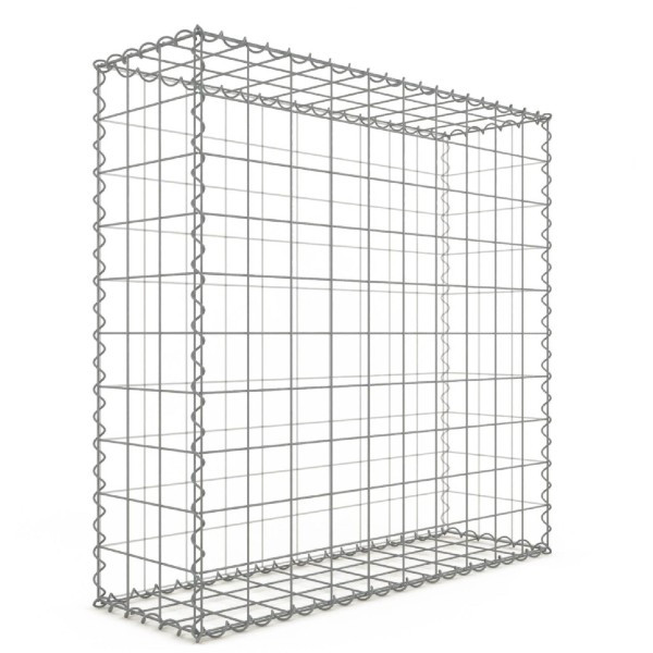 Gabion Rectangulaire 100x100x30 cm 4 faces fil 4 mm maille 10x10 cm