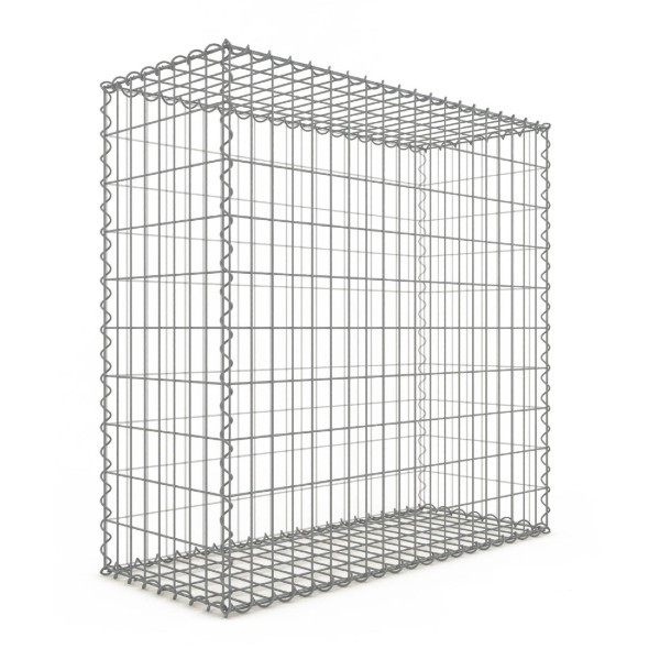 Gabion Rectangulaire 100x100x40 cm 4 faces fil 4 mm maille 5x10 cm