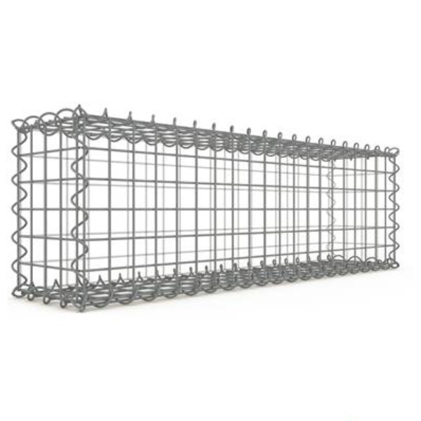 Gabion Rectangulaire 100x30x20 cm 4 faces fil 4 mm maille 5x5 cm