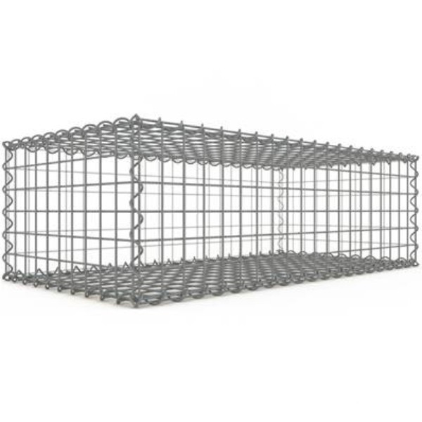 Gabion Rectangulaire 100x30x50 cm 4 faces fil 4 mm maille 5x5 cm