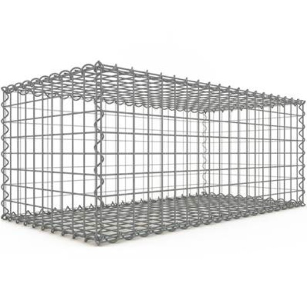 Gabion Rectangulaire 100x40x50 cm 4 faces fil 4 mm maille 5x5 cm