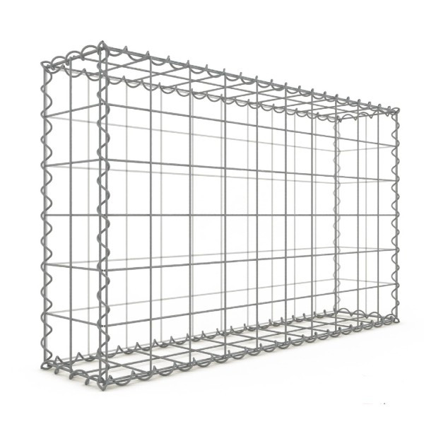 Gabion Rectangulaire 100x60x20 cm 4 faces fil 4 mm maille 10x10 cm