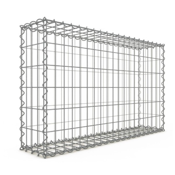 Gabion Rectangulaire 100x60x20 cm 4 faces fil 4 mm maille 5x10 cm