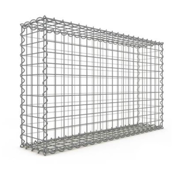 Gabion Rectangulaire 100x60x20 cm 4 faces fil 4 mm maille 5x5 cm